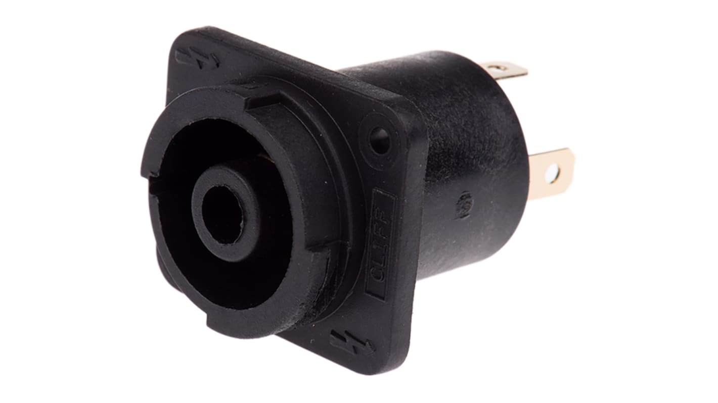 RS PRO Panel Mount Loudspeaker Connector Socket, 4 Way, 20A, Screw Down, Solder Termination