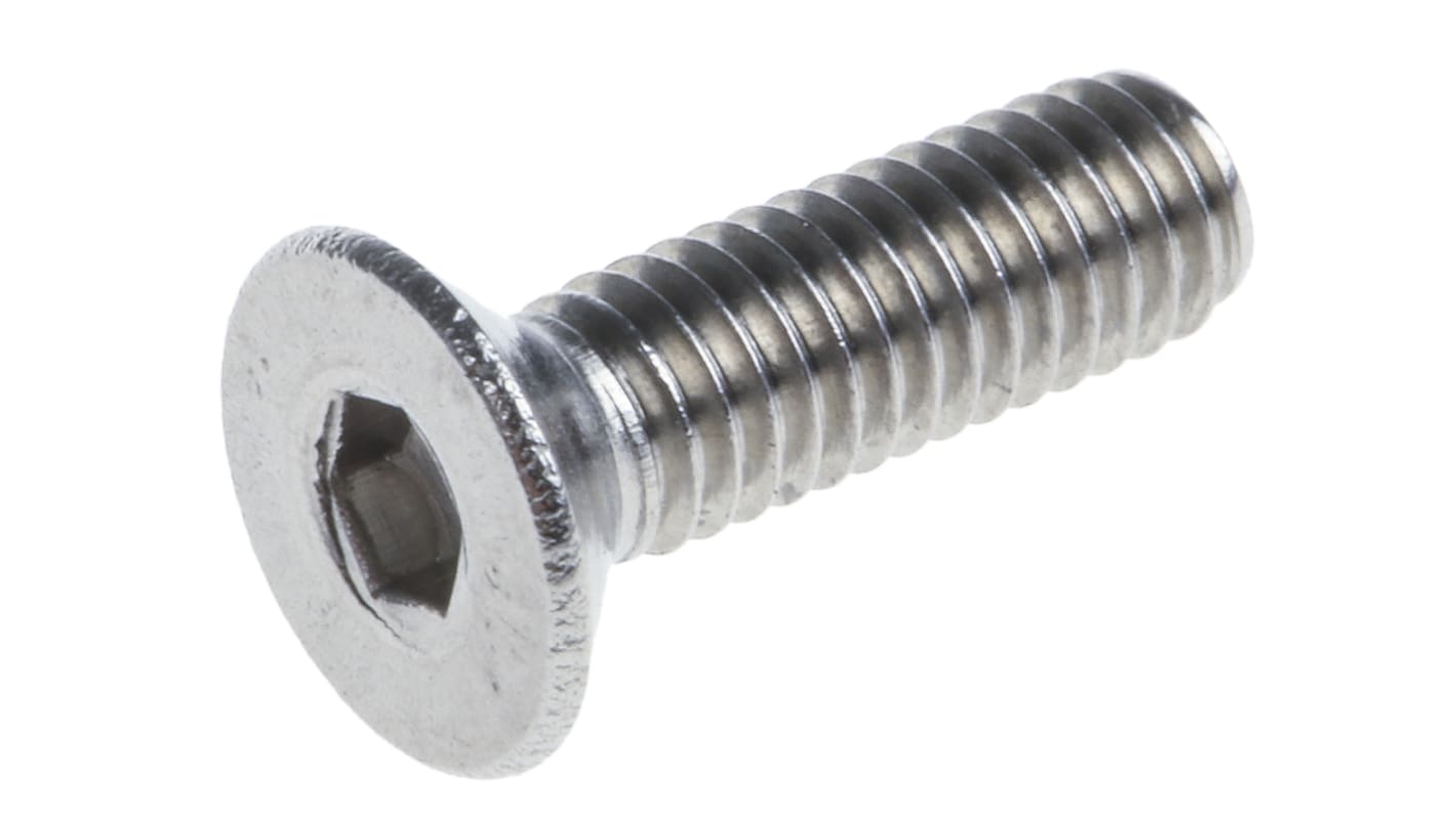 Śruba imbusowa M3 długość 10mm Gniazdo sześciokątne stożkowe Stal nierdzewna RS PRO