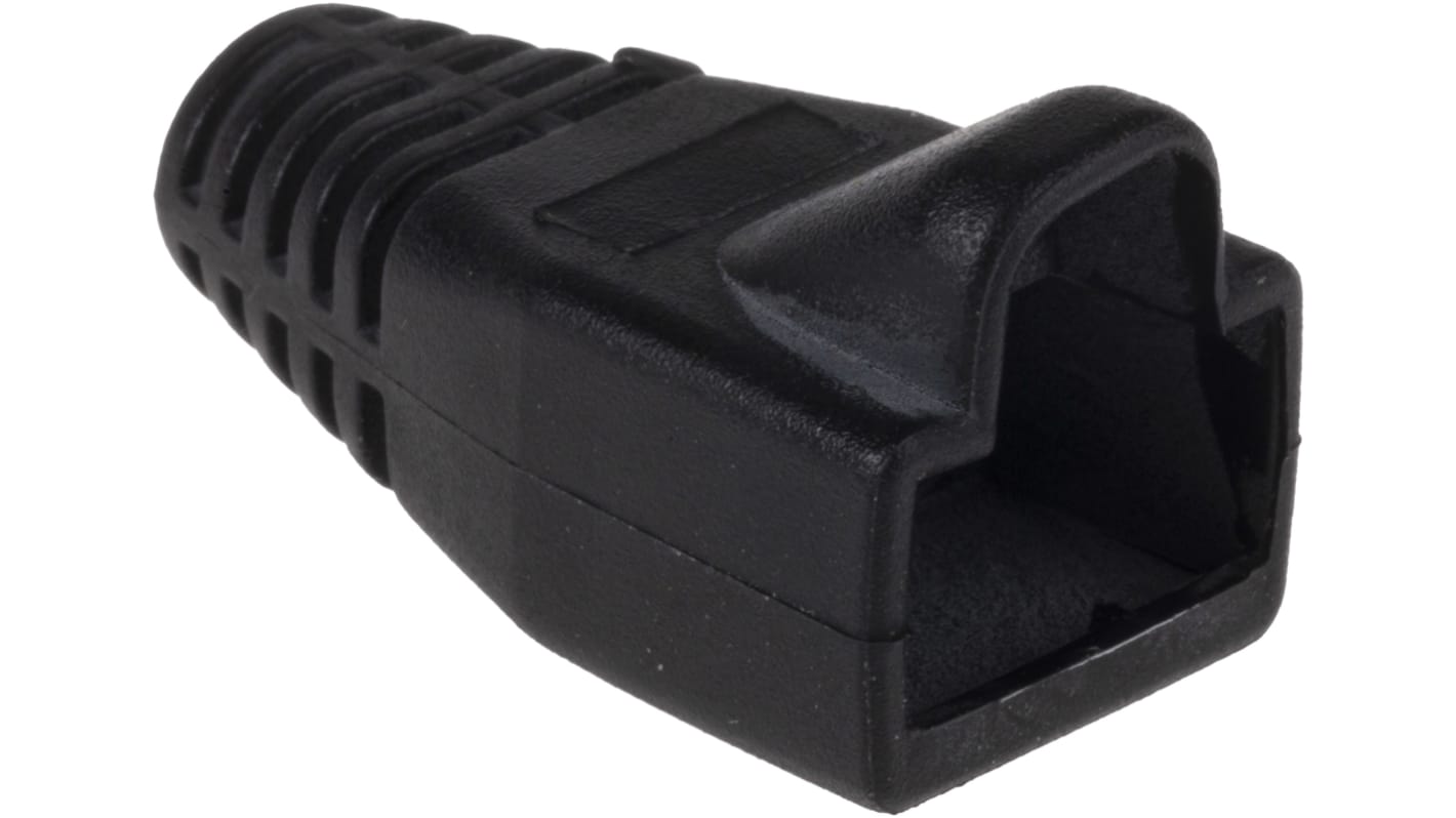 RS PRO 水晶头保护套, 黑色, 用于RJ45 连接器