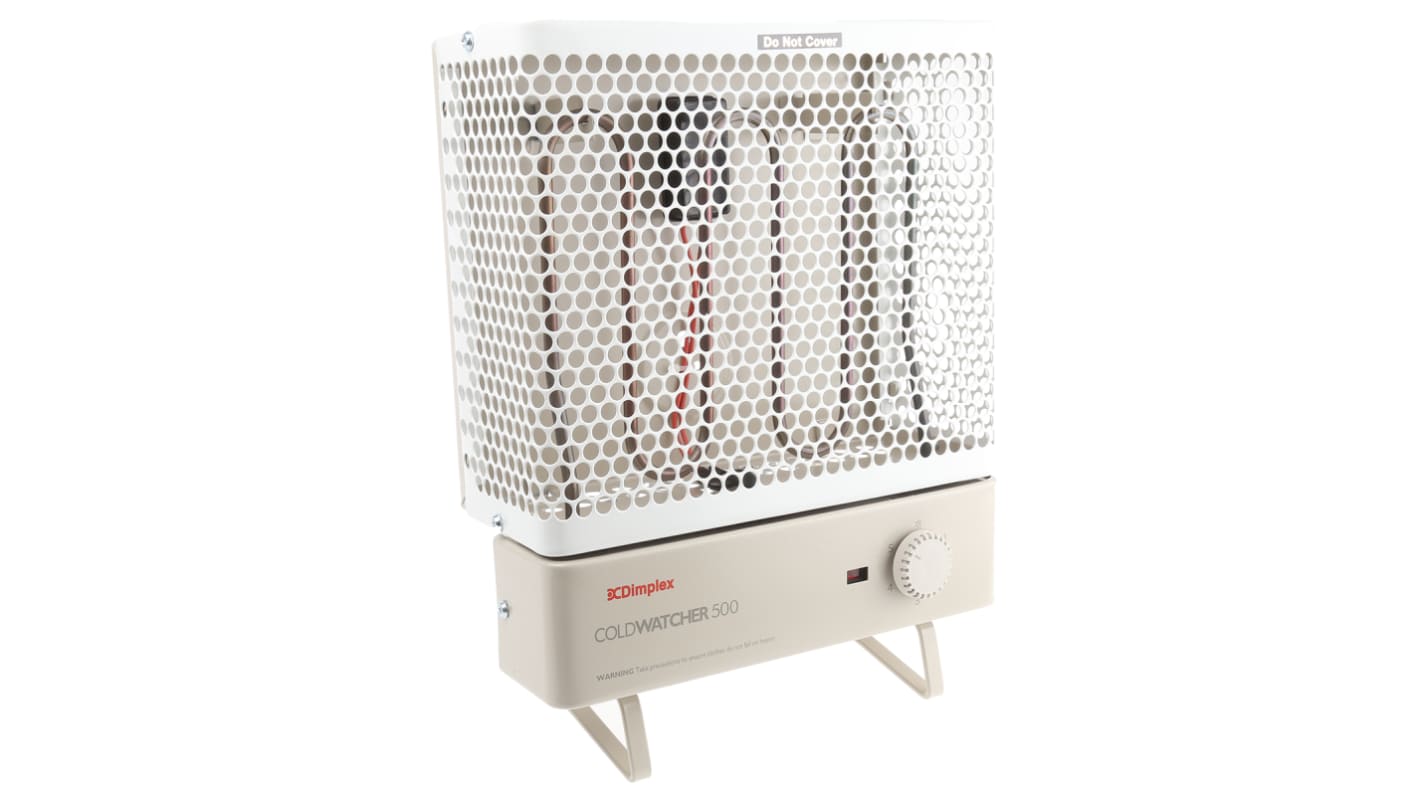 Dimplex 500W Convection Heater, Floor Mounted, Wall Mounted, Type G - British 3-pin