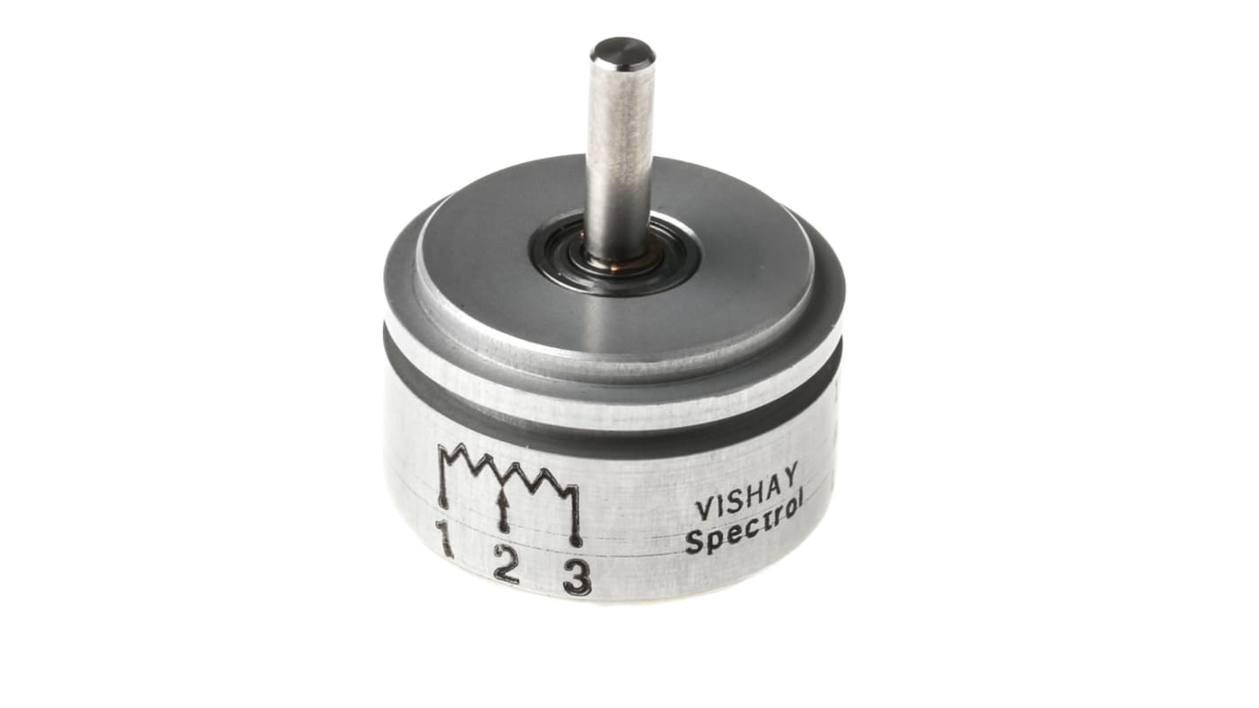 Potencjometr 10kΩ typ Obrotowy Vishay średnica wału 3,18 mm 1W długość wału 12.7mm średnica 22.23mm Montaż na siłowniku