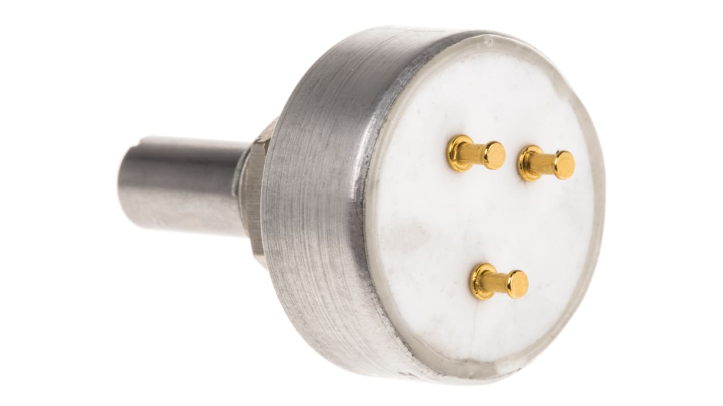 Potencjometr 20kΩ typ Obrotowy Vishay średnica wału 6,35 mm 1W długość wału 22.2mm średnica 22.23mm Montaż panelowy