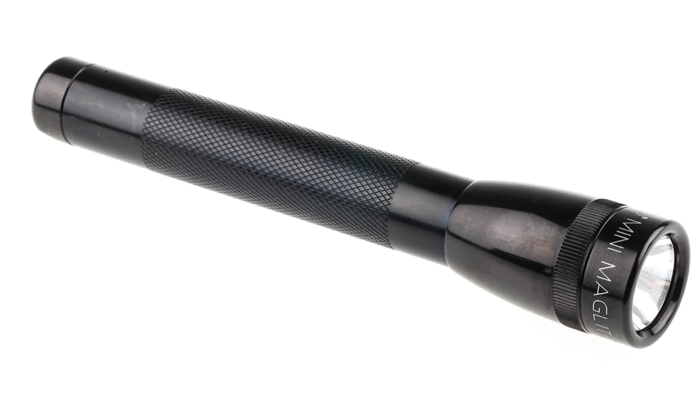 Maglite 手电筒, 14 lm, 氪, AA电池, 银色, Mini系列, 迷你