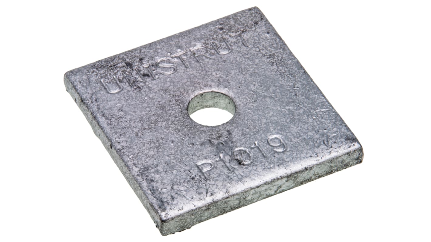 Steel Square Bracket 1 Hole, 11/32in Holes, 41.3 x 41.3mm