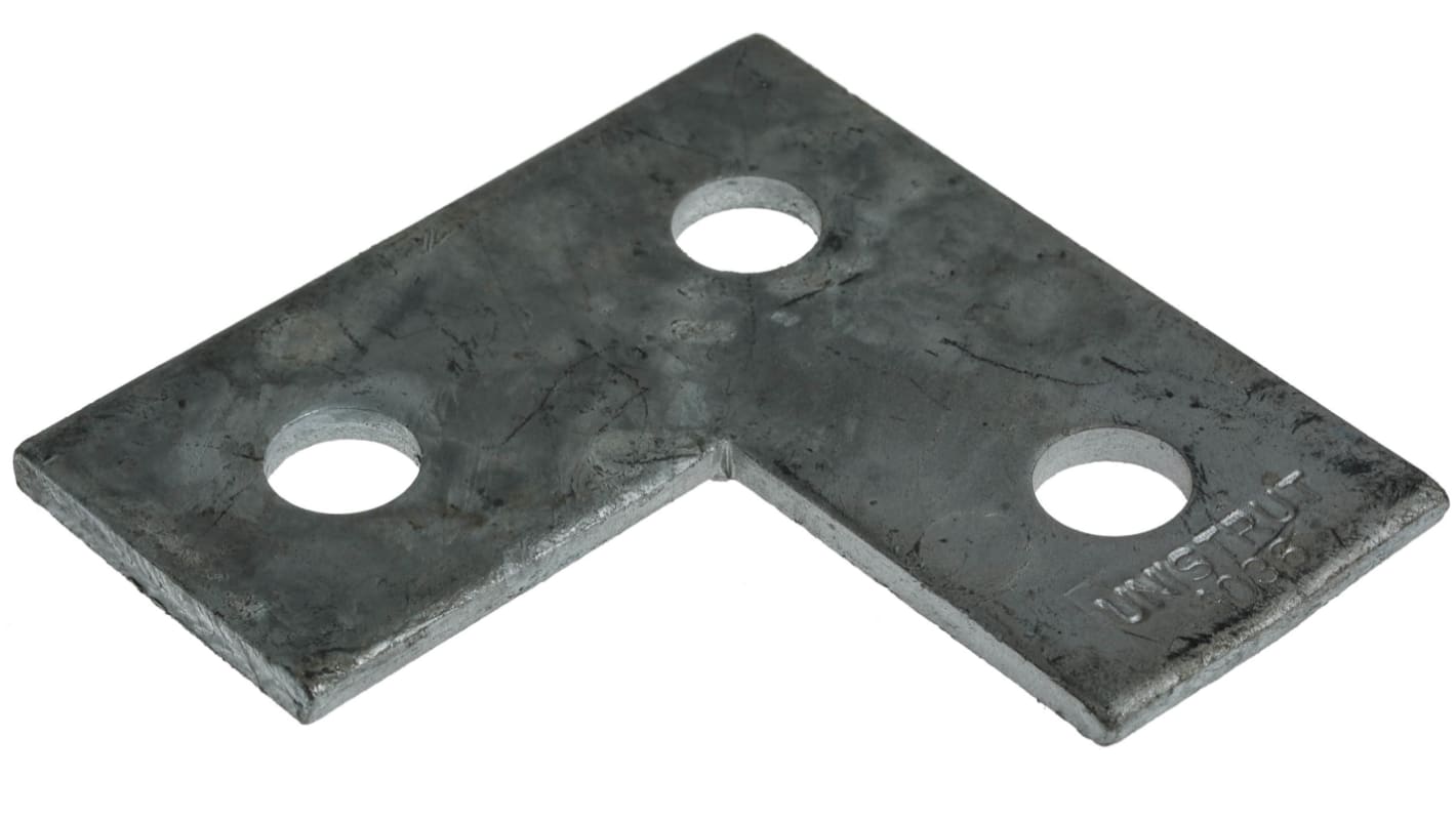 Steel L Shape Bracket 3 Hole, 14.3mm Holes, 88.9 x 88.9mm
