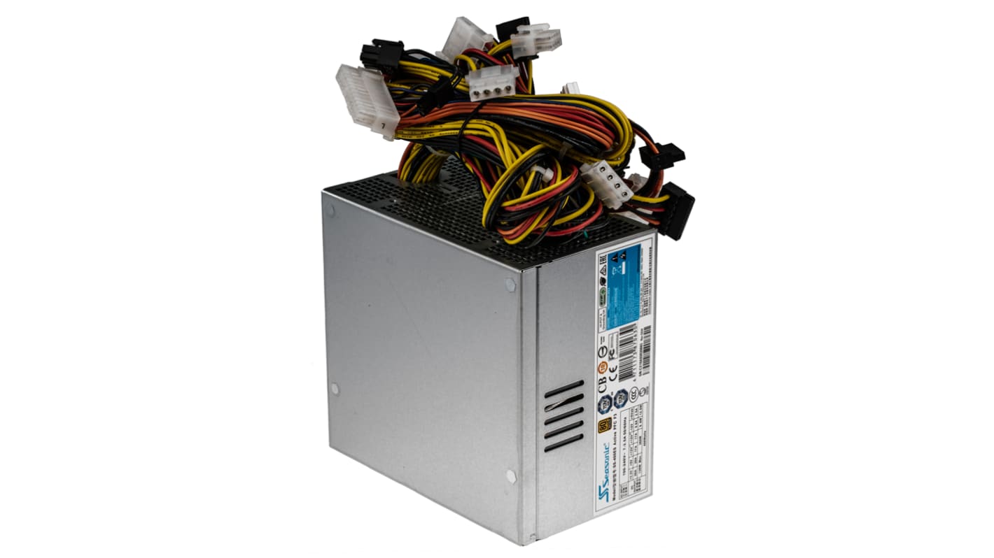 Seasonic Desktop PC Einbau-Netzteil 400W 220V ac, 3.3 V dc, 5 V dc, ±12 V dc, 150mm x 86mm x 140mm / 2.5 A, 17 A, 20 A,