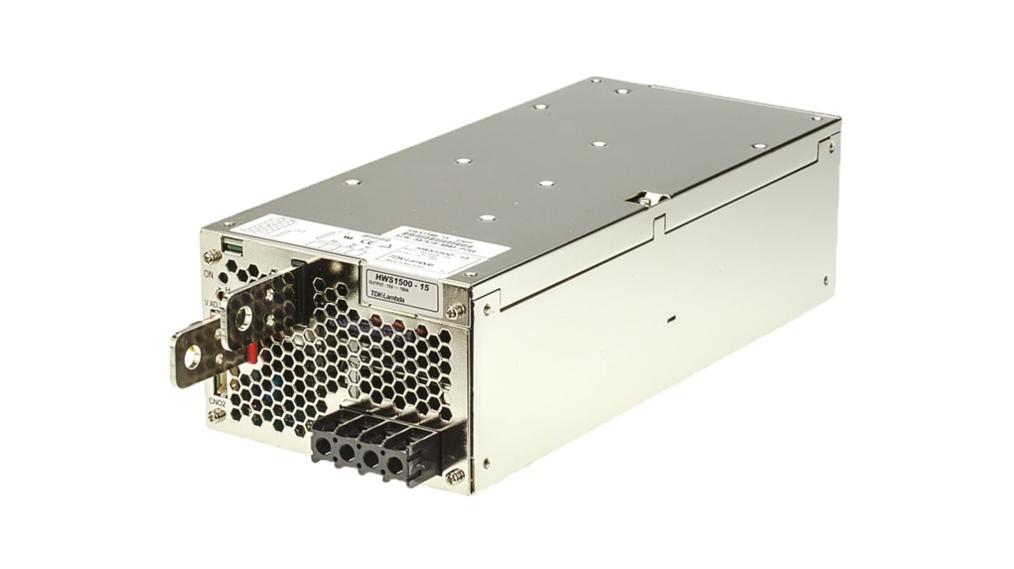 人気が高い  dc 15V スイッチング電源 TDKラムダ | HWS1500-15 100A RS | 1.5kW タイムセール