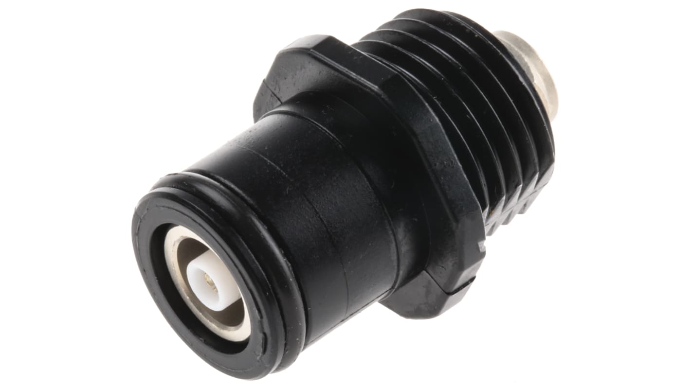 Conector coaxial Deutsch QC26-5001S, Macho, Recta, Montaje en Panel, Terminación de Soldador +150°C -55°C, RG58 C/U