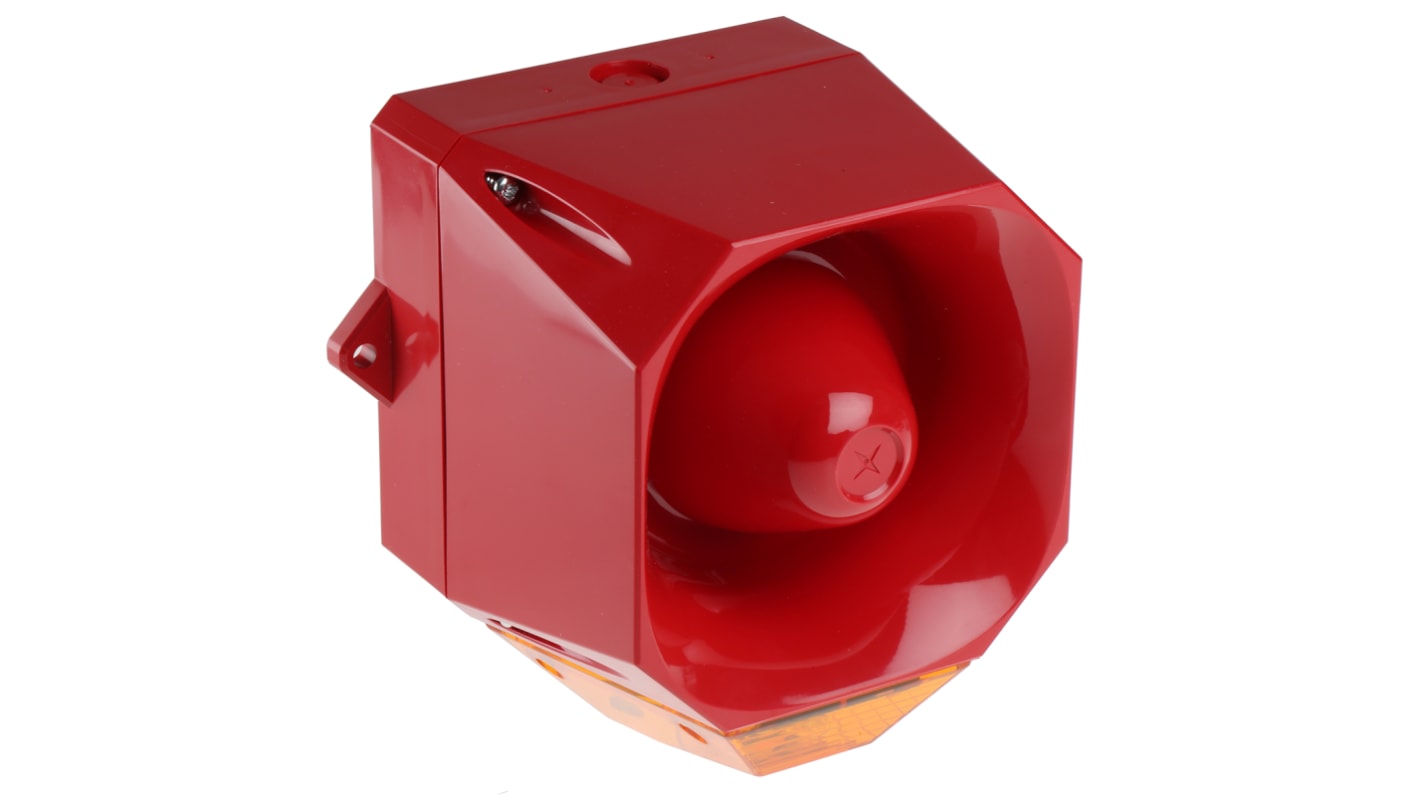 Eaton Amber Sounder Beacon, 9 → 60 V dc, IP66, Wall Mount, 110dB at 1 Metre