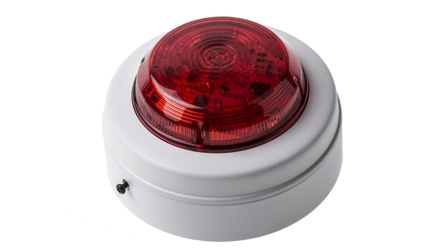 Eaton Series Red Flashing Beacon, 9 → 60 V dc, Surface Mount, LED Bulb, IP54, IP65