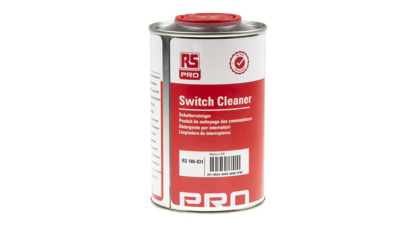 RS PRO 500 ml Tin Electrical Cleaner for Cables, Mechanical Equipment, Switches