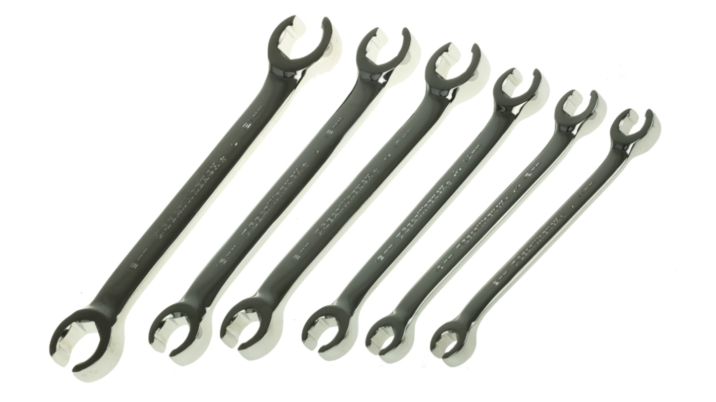 GearWrench 6-Piece Crow Foot Spanner Set, 9 x 11 → 19 x 21 mm