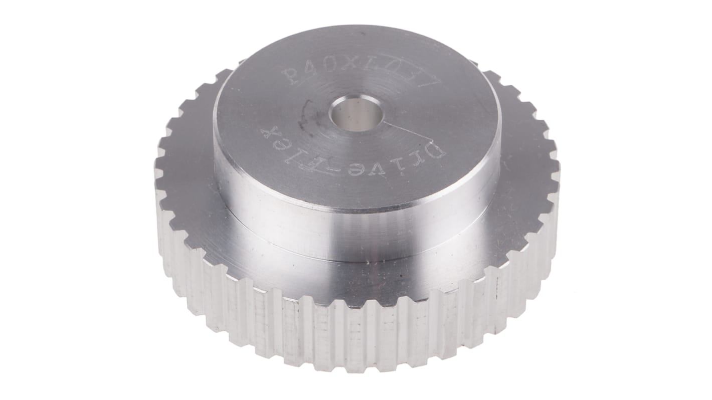 RS PRO Timing Belt Pulley, Aluminium 14.3mm Belt Width x 5mm Pitch, 40 Tooth