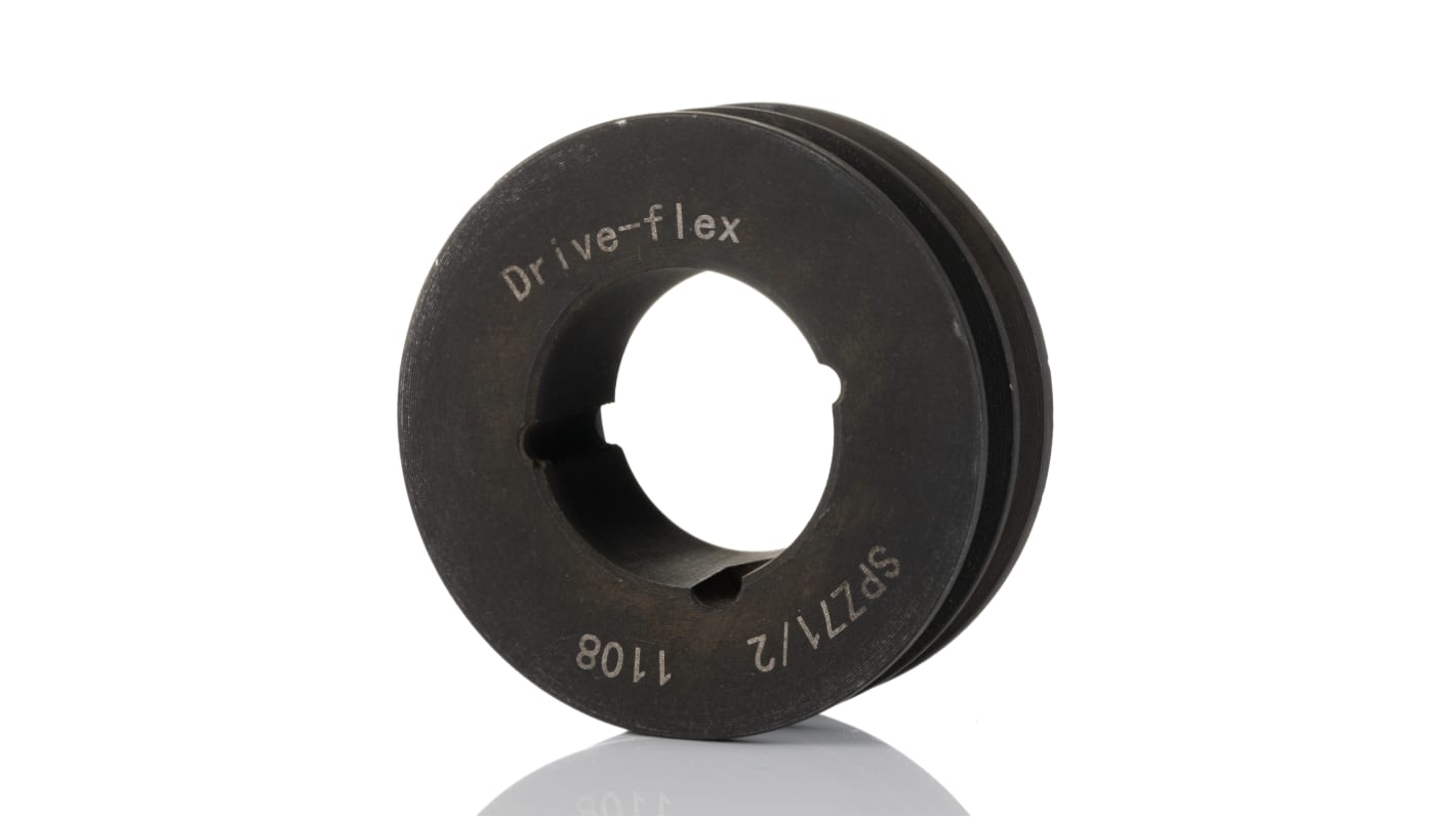 Puleggia RS PRO, passo 71mm, foro 42mm, per cinghie larghe 9.7mm, in Ghisa, Acciaio