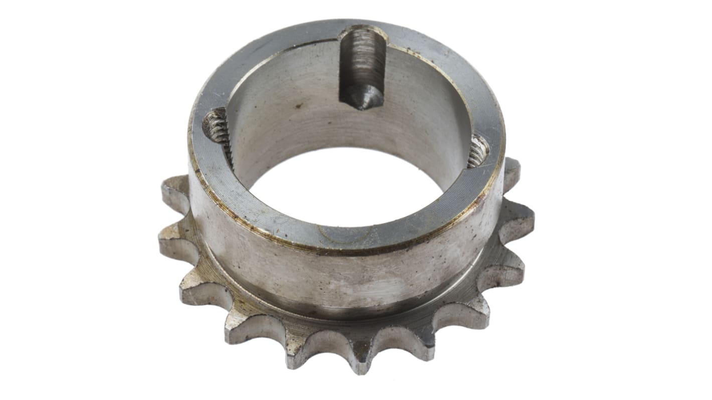 RS PRO 17 Tooth Taper Bush Sprocket 06B-1 Chain Type