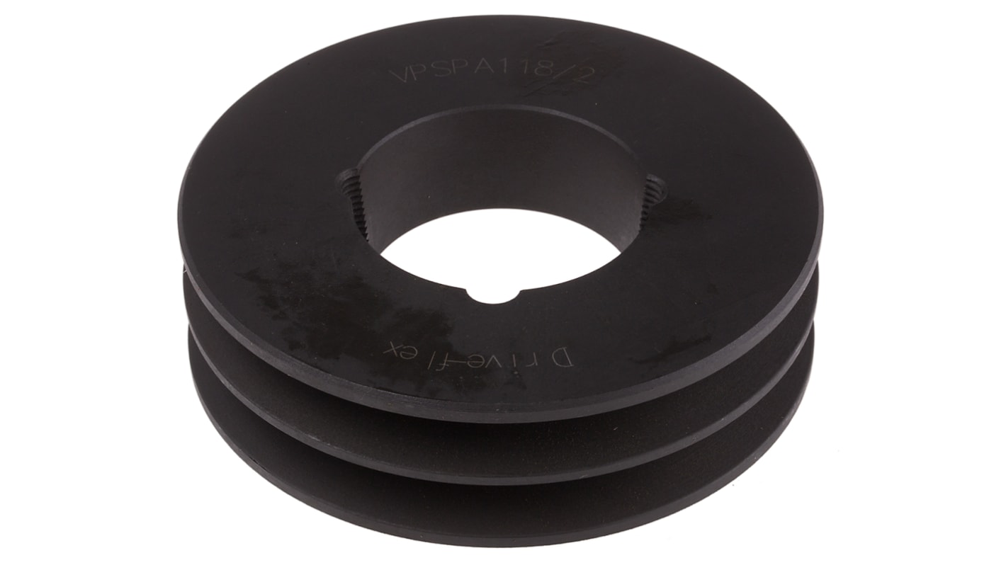 RS PRO Pulley, Cast Iron, Steel