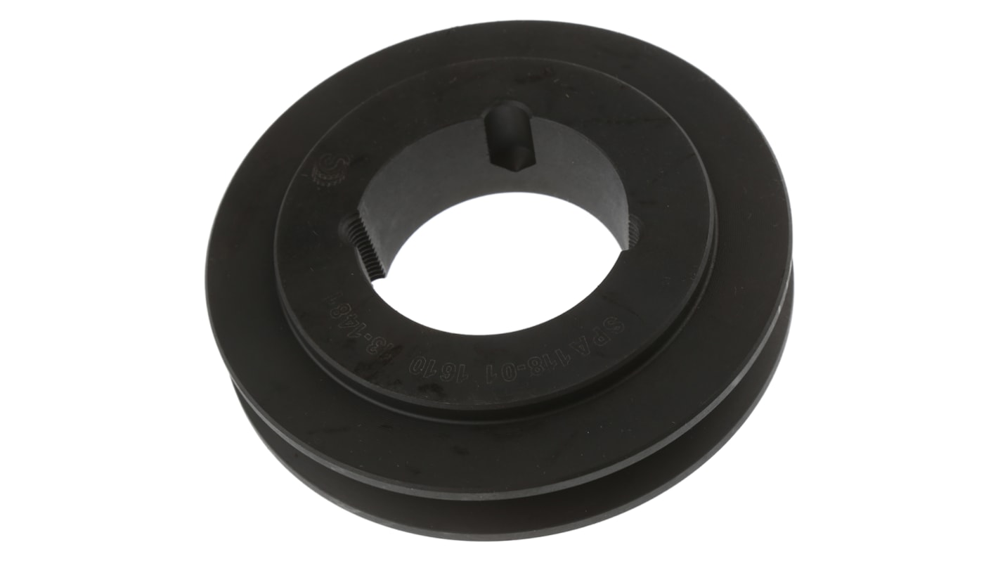 RS PRO Pulley, Cast Iron, Steel