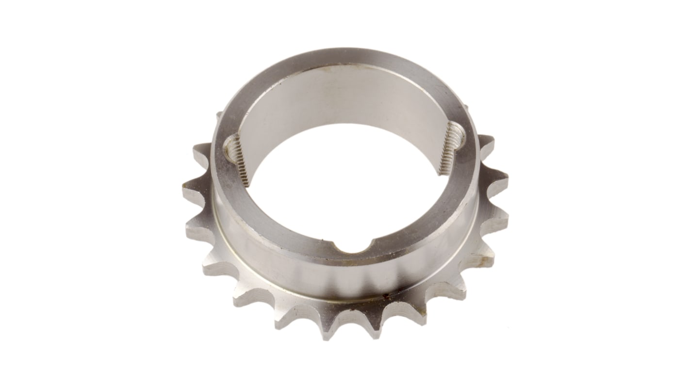 RS PRO 21 Tooth Taper Bush Sprocket 08B-1 Chain Type
