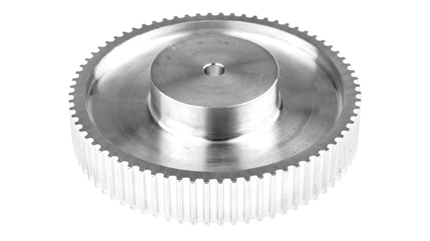 RS PRO Timing Belt Pulley, Aluminium 15mm Belt Width x 5mm Pitch, 72 Tooth