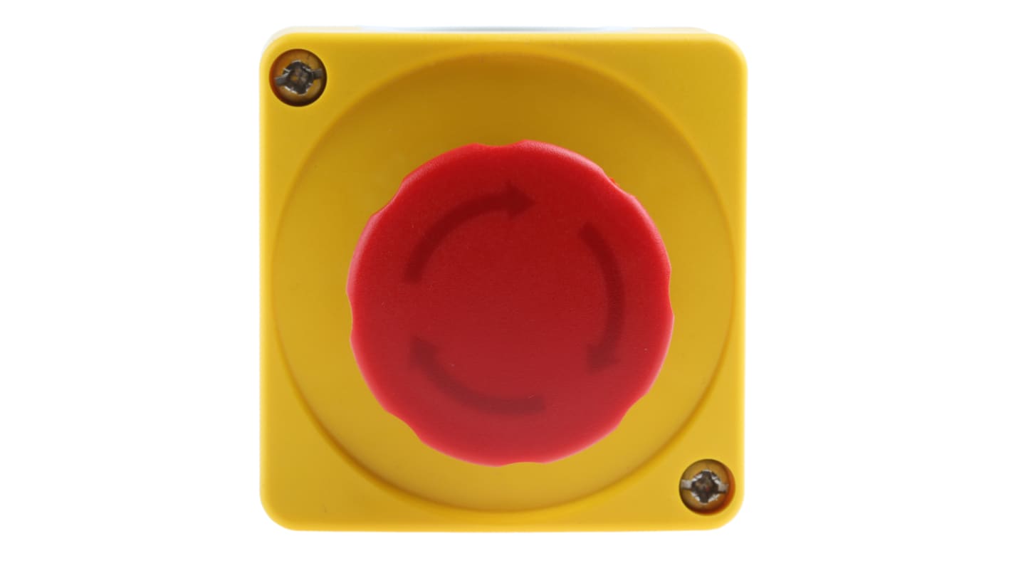 ABB 非常停止用押釦スイッチ, 65mm, 2NC, IP66, IP67, IP69K, 表面実装