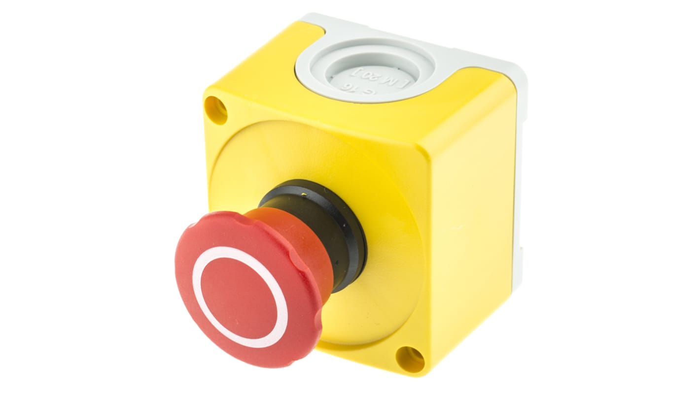 ABB 1SFA Series Pull Release Emergency Stop Push Button, Surface Mount, 2NC, IP66, IP67, IP69K