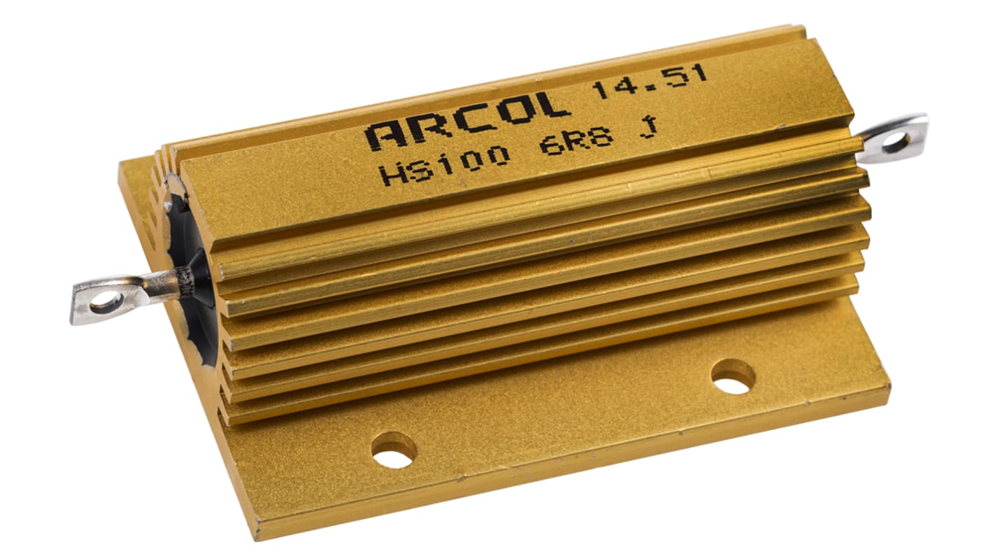 【レビューを書けば送料当店負担】 HS100 6R8 J | Arcol シャーシ取り付け抵抗器,100W,6.8Ω,±5% | RS 手提げ・レッスンバッグ・入園グッズ