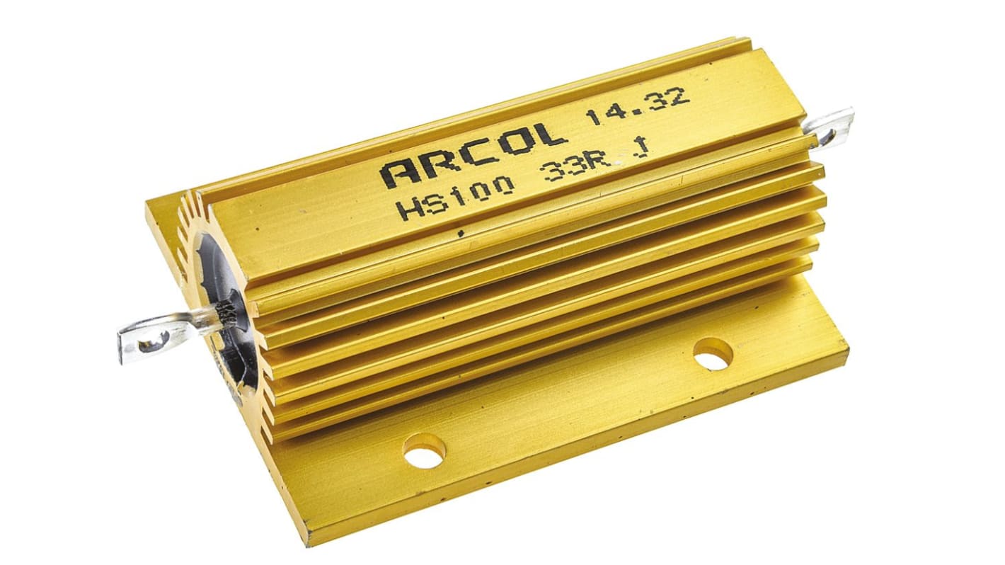 独特な 【送料無料】 HS100 33R RS | シャーシ取り付け抵抗器,100W,33Ω,±5% Arcol | J ポケモンカードゲーム