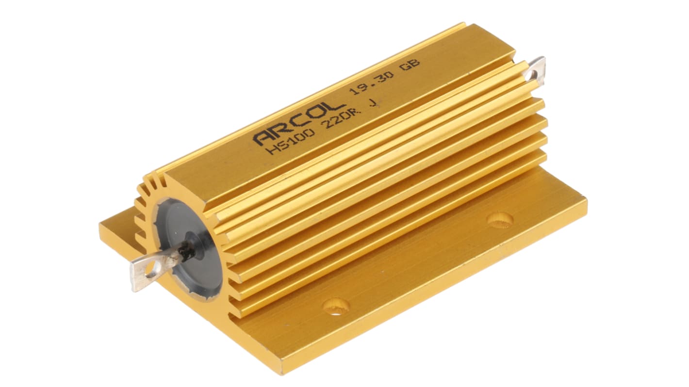 Resistenza per montaggio su telaio Arcol, 220Ω, 100W, ±5%