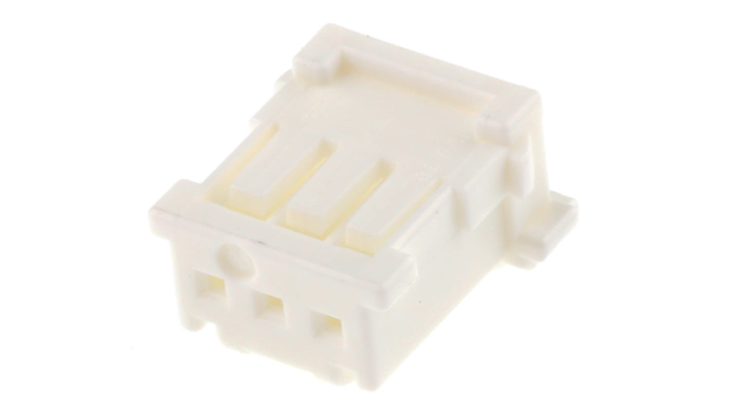 Molex, MicroClasp Female Connector Housing, 2mm Pitch, 3 Way, 1 Row