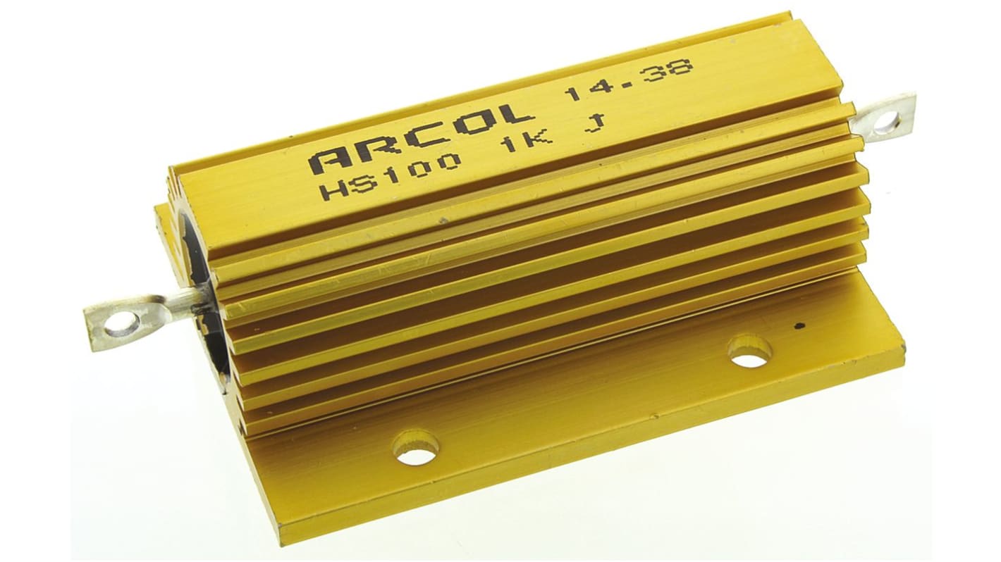 2024人気の J 1K HS100 | RS | シャーシ取り付け抵抗器,100W,1kΩ,±5% Arcol その他