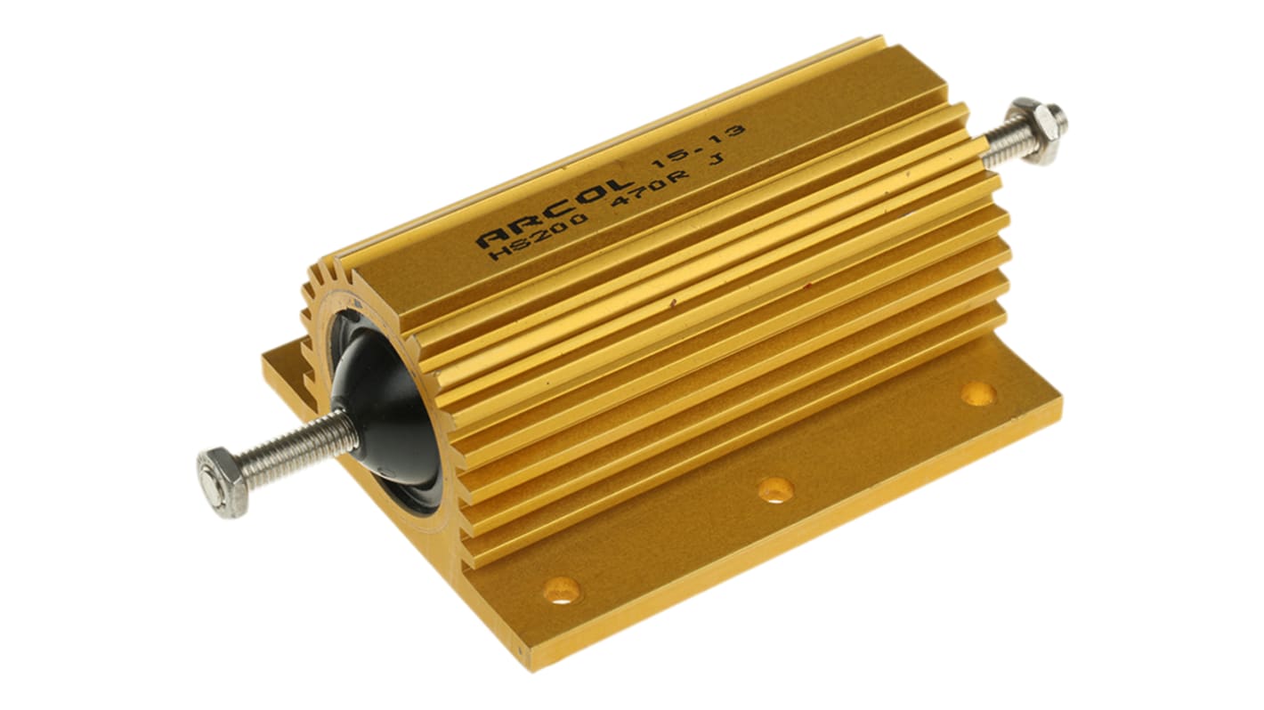 Resistenza per montaggio su telaio Arcol, 470Ω, 200W, ±5%