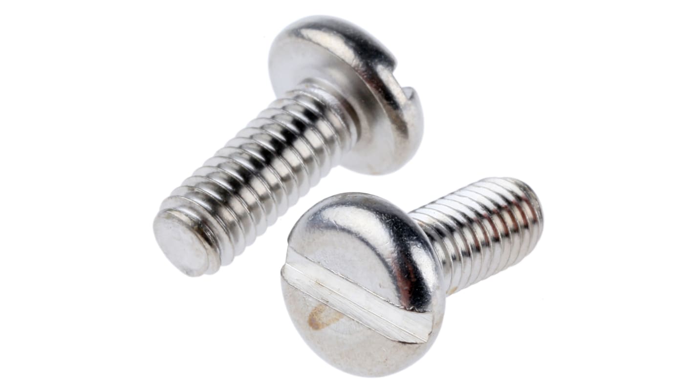 Śruby maszynowe M4 łeb z łbem walcowym soczewkowym Stal nierdzewna długość 10.0mm skok 0.70mm