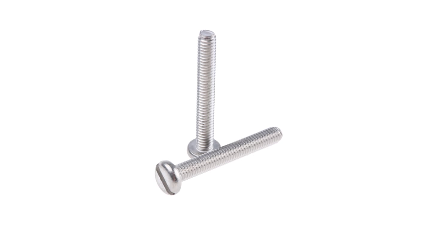 Śruby maszynowe M4 łeb z łbem walcowym soczewkowym Stal nierdzewna długość 30.0mm skok 0.70mm