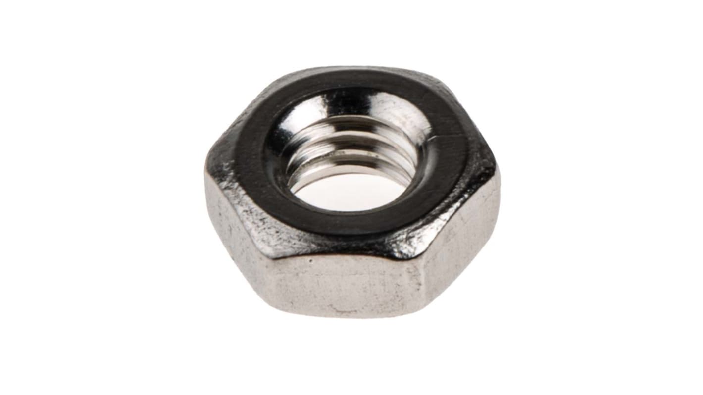 RS PRO Stainless Steel Hex Nut, DIN 934, M4