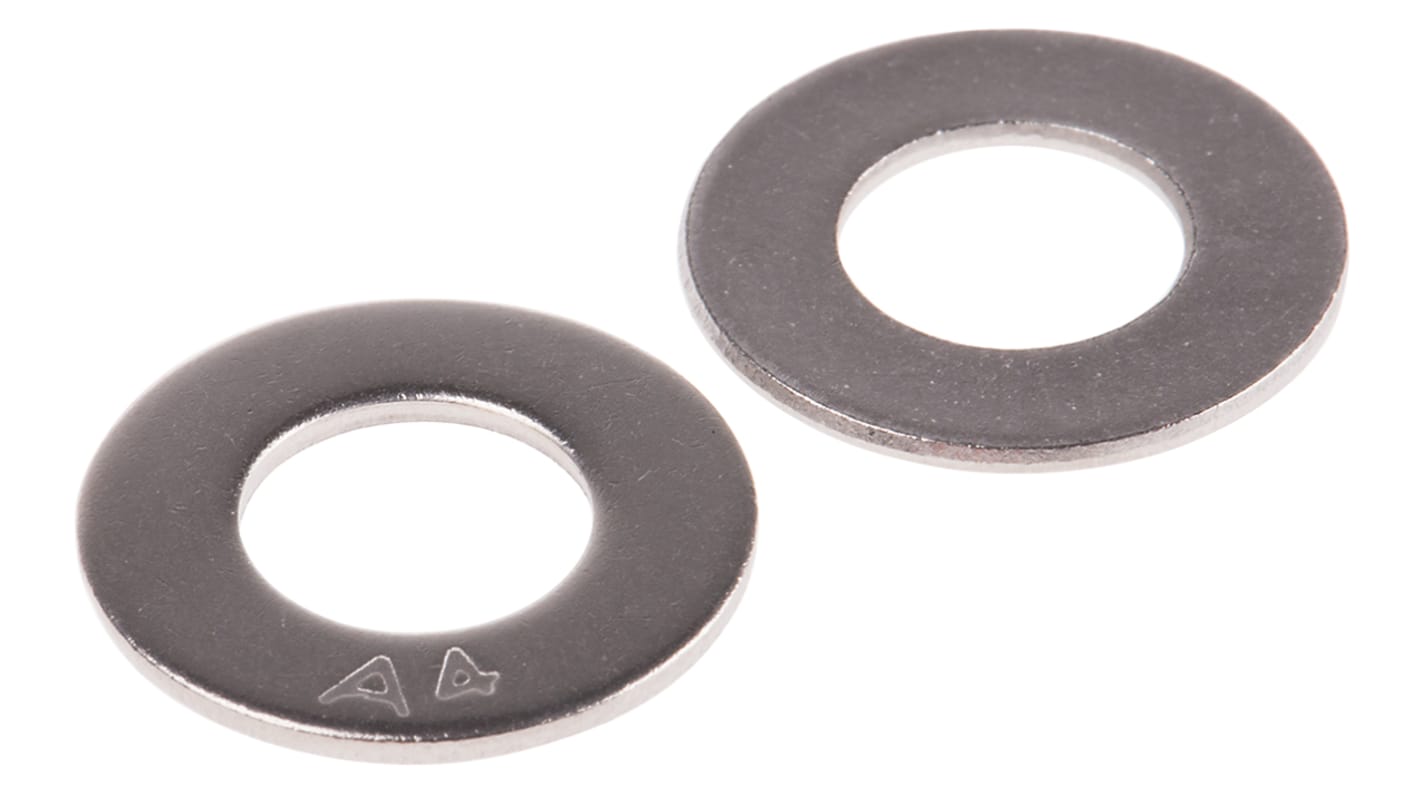 A4 316 Stainless Steel Plain Washers, M8, BS 4320