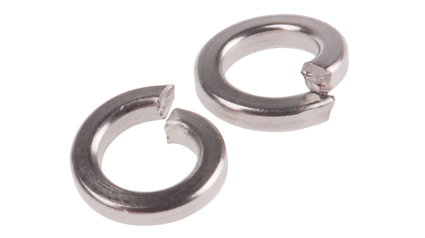 RS PRO A4 316 Stainless Steel Locking Washers, M3, DIN 7980