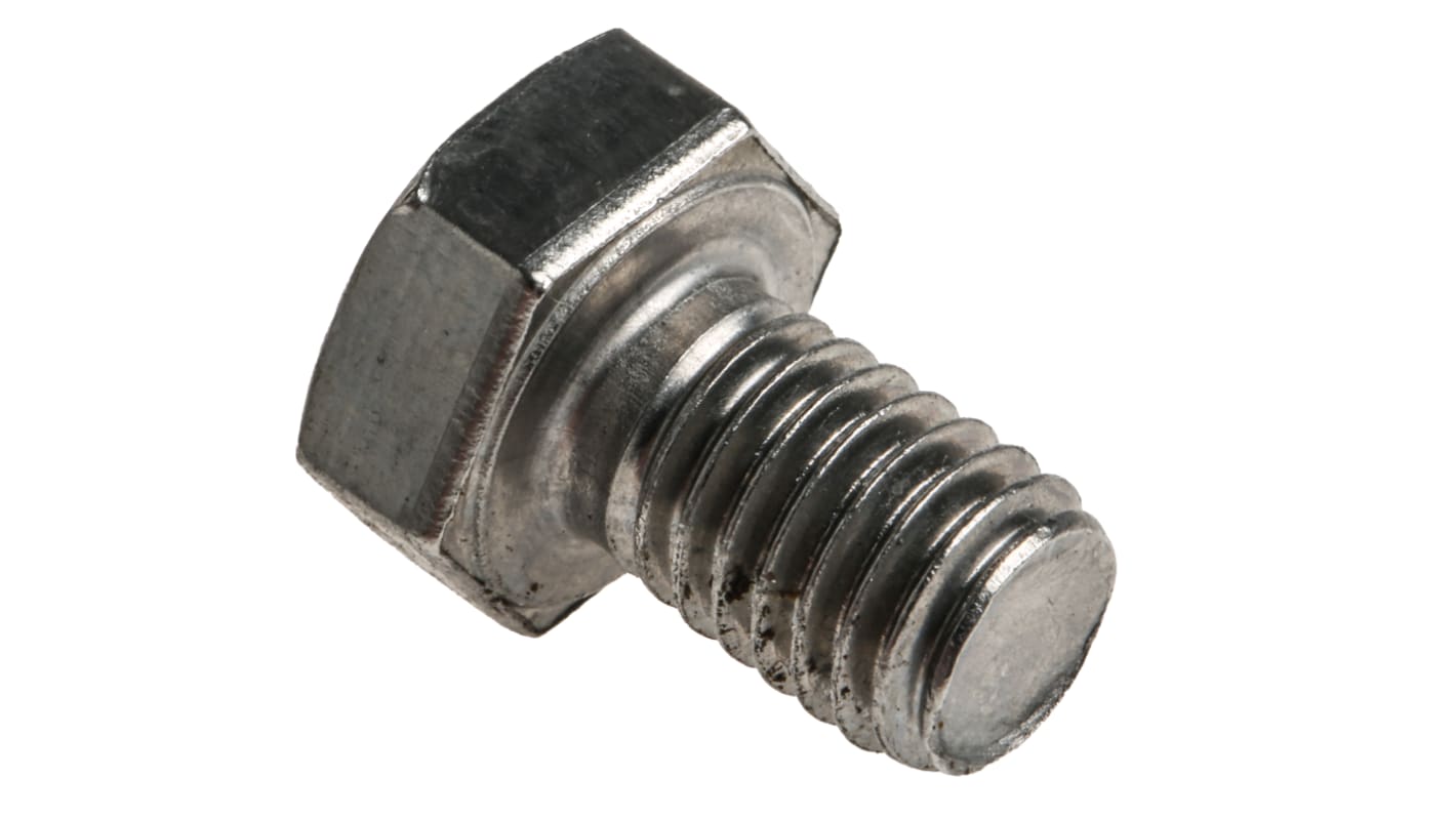 RS PRO Stainless Steel, Hex Bolt, M8 x 12.0mm