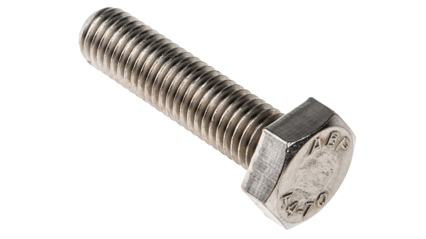 Vite metrica RS PRO in Acciaio inox, M10 x 40.0mm