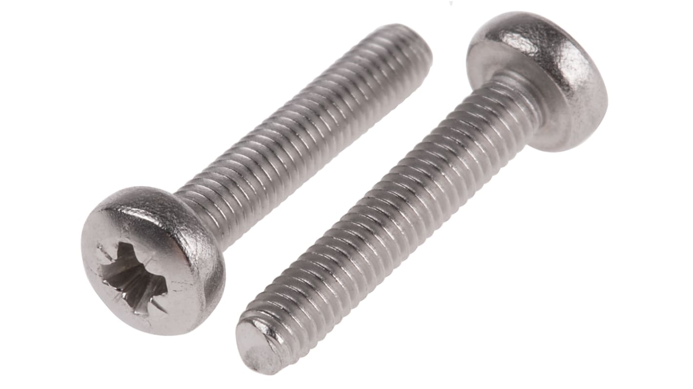 Śruby maszynowe M3 łeb z łbem walcowym soczewkowym Stal nierdzewna długość 16.0mm skok 0.50mm