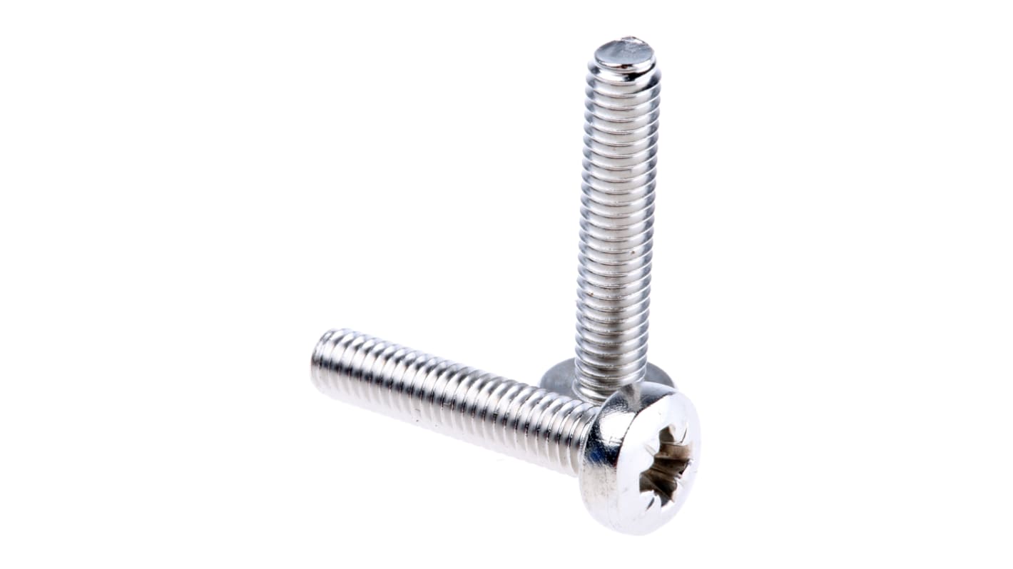 Śruby maszynowe M4 łeb z łbem walcowym soczewkowym Stal nierdzewna długość 20.0mm skok 0.70mm
