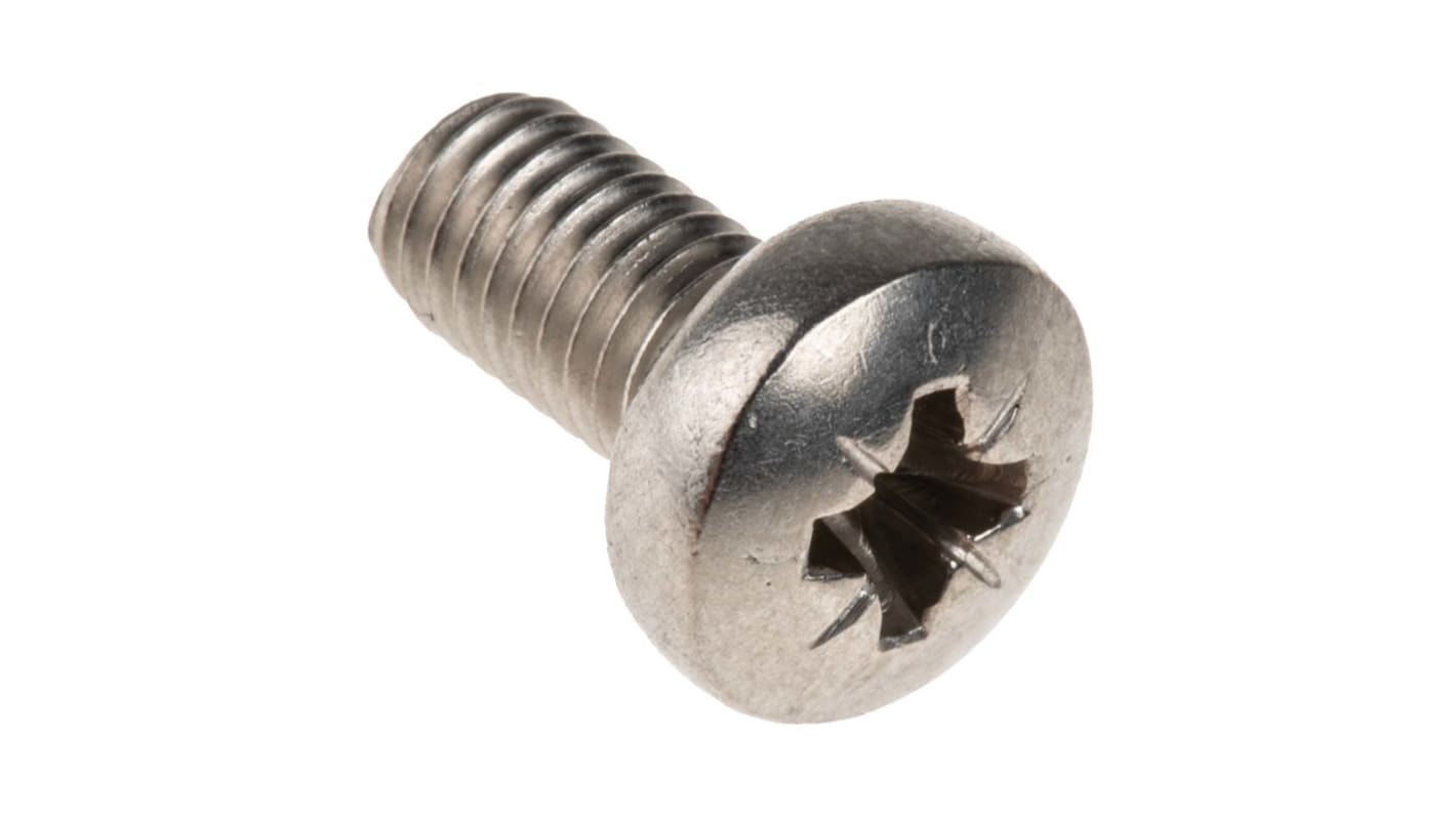 Śruby maszynowe M5 łeb z łbem walcowym soczewkowym Stal nierdzewna długość 10.0mm skok 0.80mm