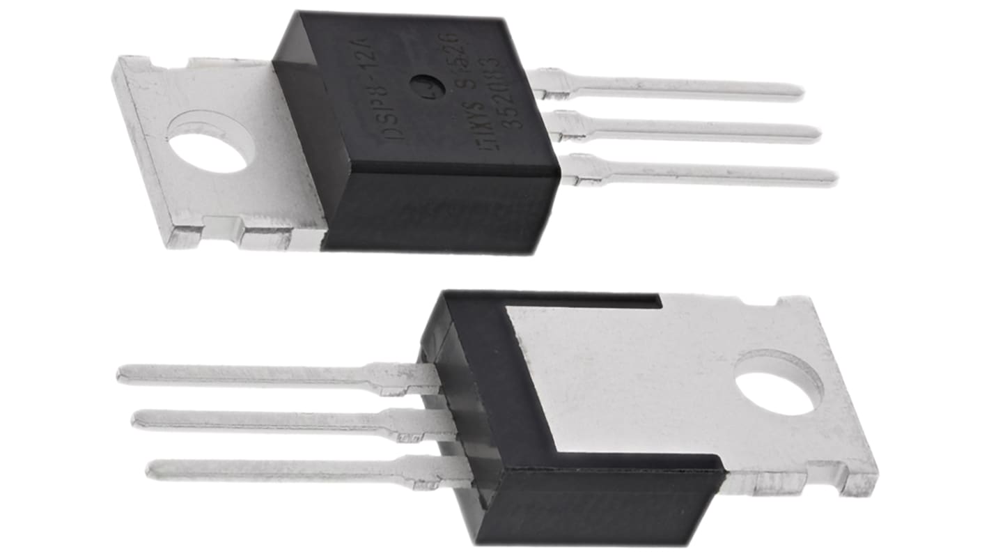 IXYS 1200V 8A, Dual Rectifier Diode, 3-Pin TO-220AB DSP8-12A