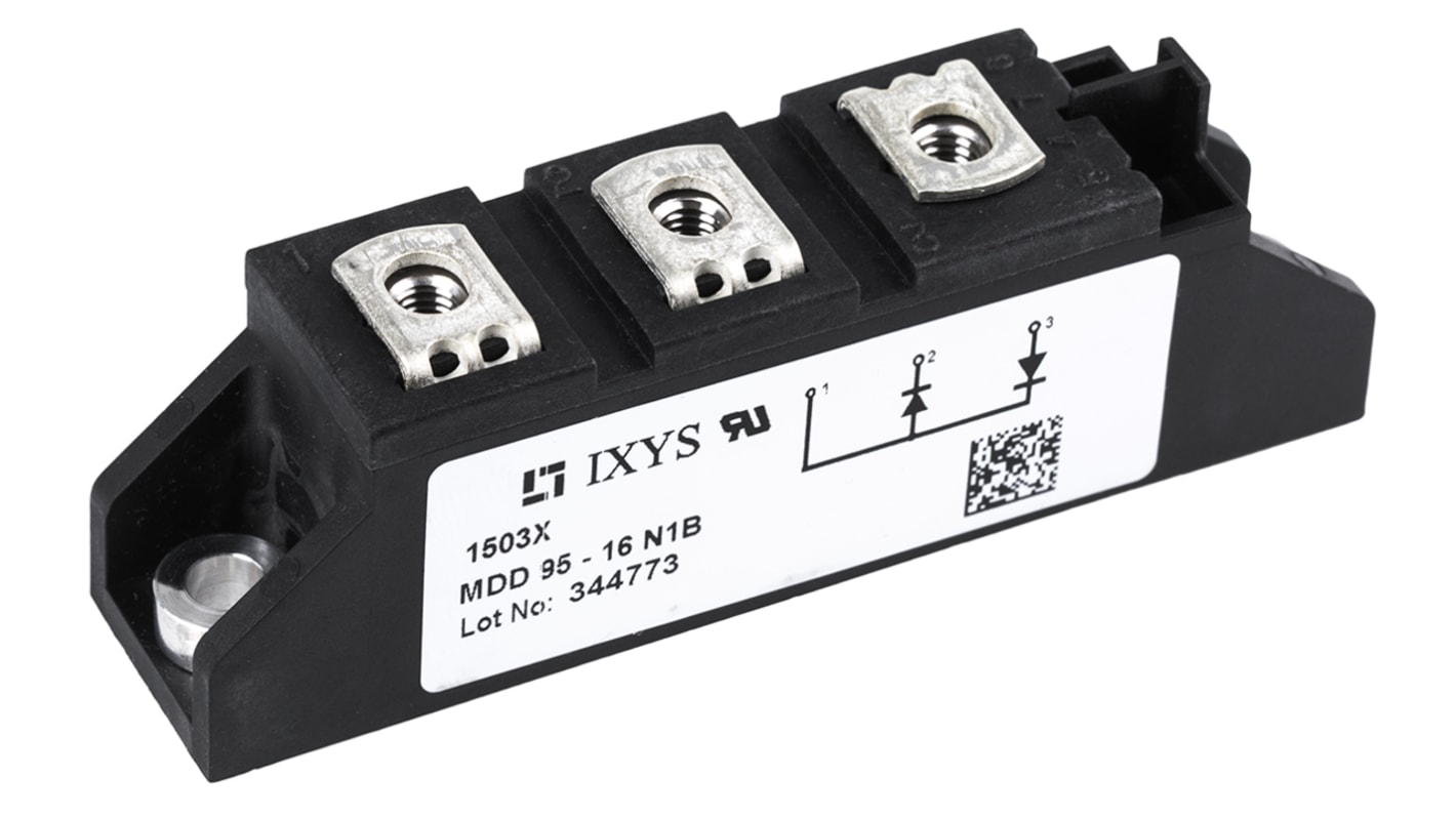 IXYS 1600V 120A, Dual Rectifier Diode, 3-Pin TO-240AA MDD95-16N1B