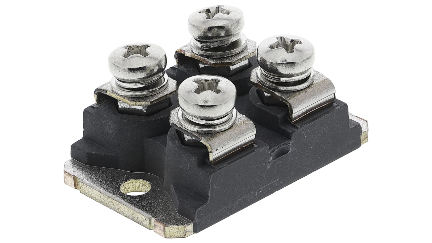 IXYS 单相整流桥模块, 硅结型, 40A, 1200V, 4针, SOT-227B, 面板安装, -40°C→+150 °C