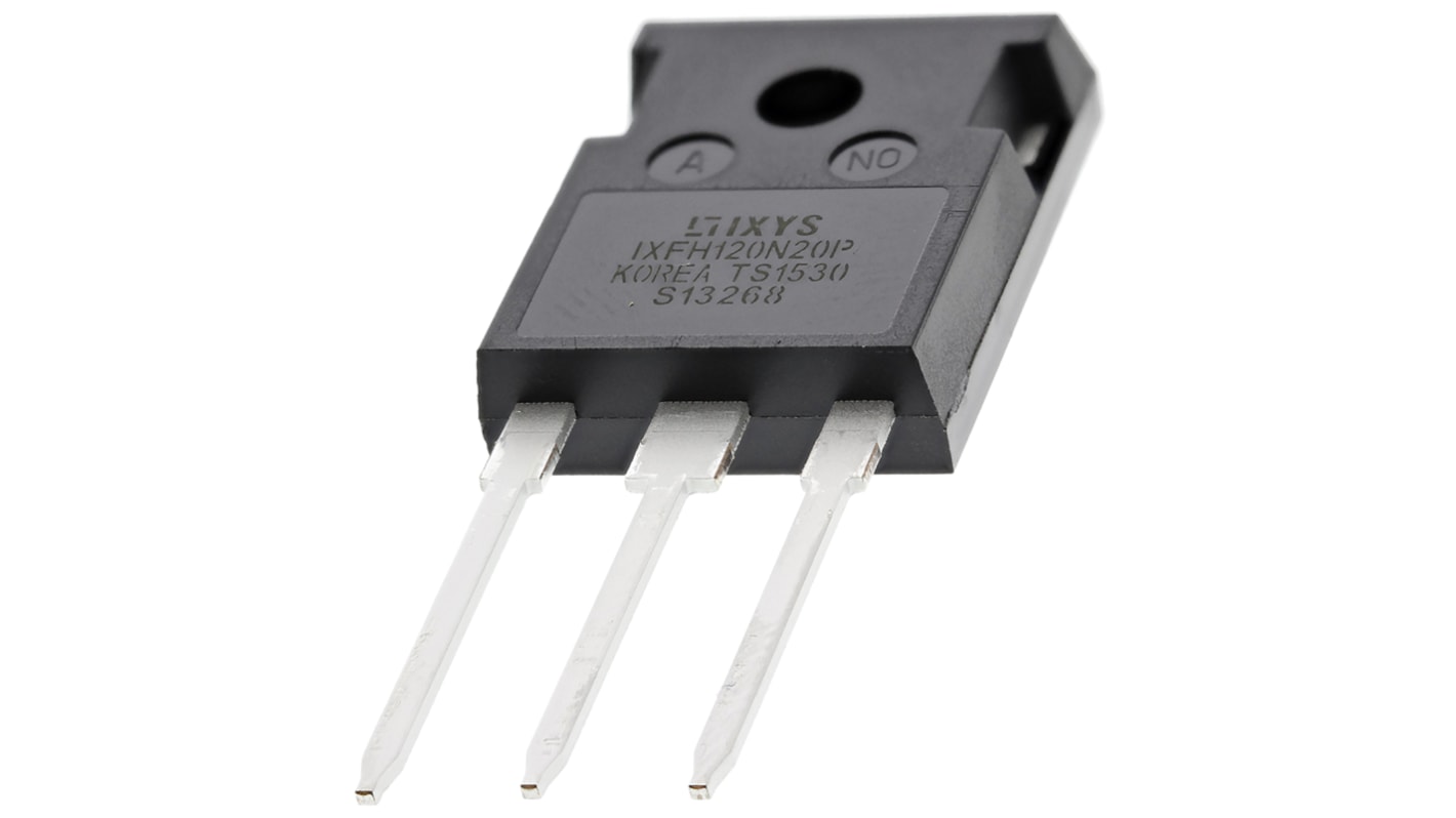 MOSFET IXYS IXFH120N20P, VDSS 200 V, ID 120 A, TO-247 de 3 pines, , config. Simple