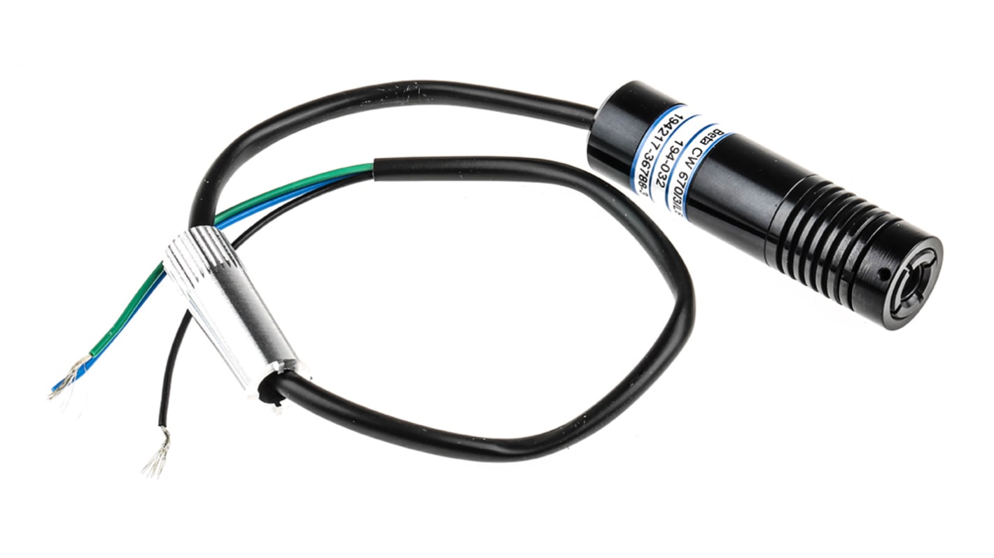 Global Laser レーザーモジュール, 赤, ドット、ライン, 670nm