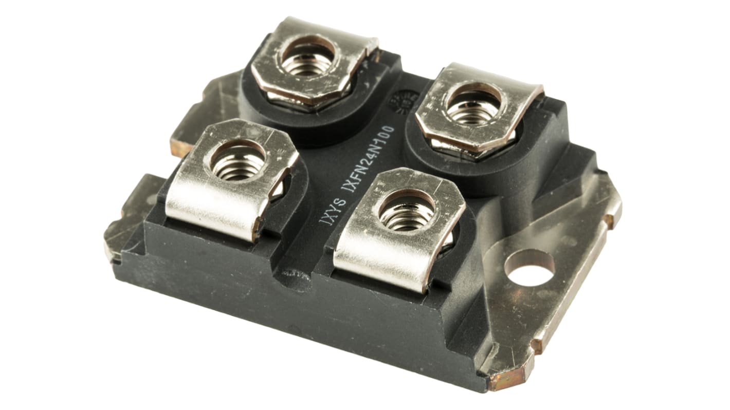 IXYS MOSFET, Nチャンネル, 24 A, スクリュー マウント, 4 ピン, IXFN24N100