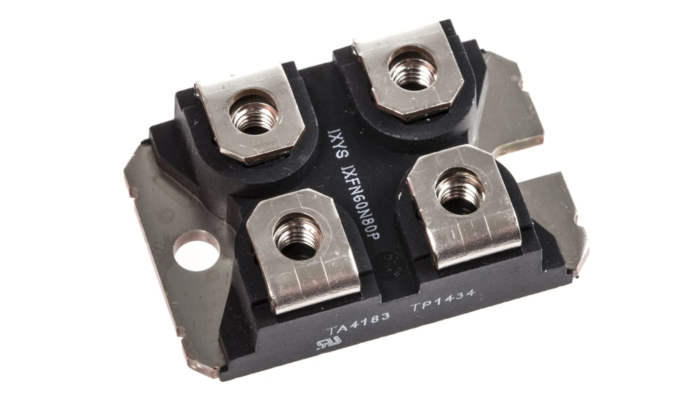 IXYS N沟道增强型MOS管, Vds=800 V, 53 A, SOT-227, 螺钉安装, 4引脚, HiperFET, Polar系列