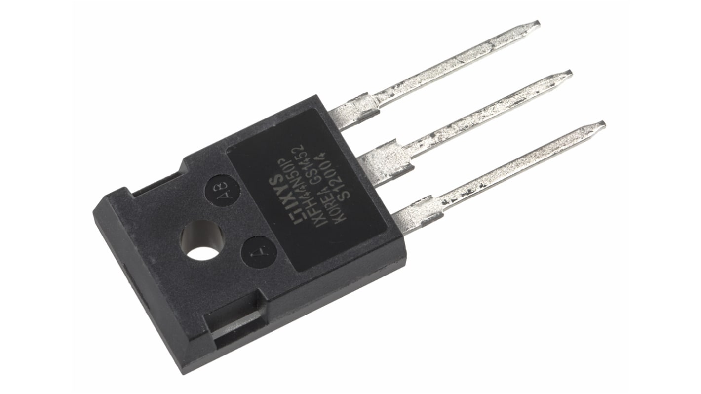 IXYS N沟道增强型MOS管, Vds=500 V, 44 A, TO-247AD, 通孔安装, 3引脚, HiperFET, Polar系列