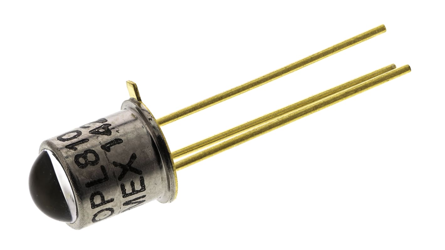 OPL810 Optek, IR Phototransistor, Through Hole 3-Pin TO-18 package